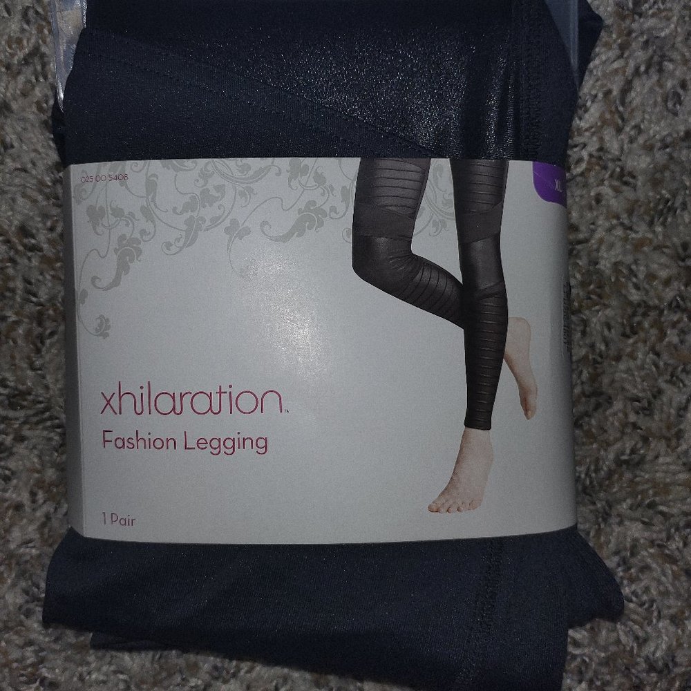 Women's Moto Hosiery leggings - Xhilaration  Black